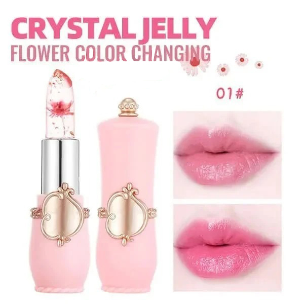 Crystal Jelly Flower Color Changing  Lipstick-✨GIFT🎁