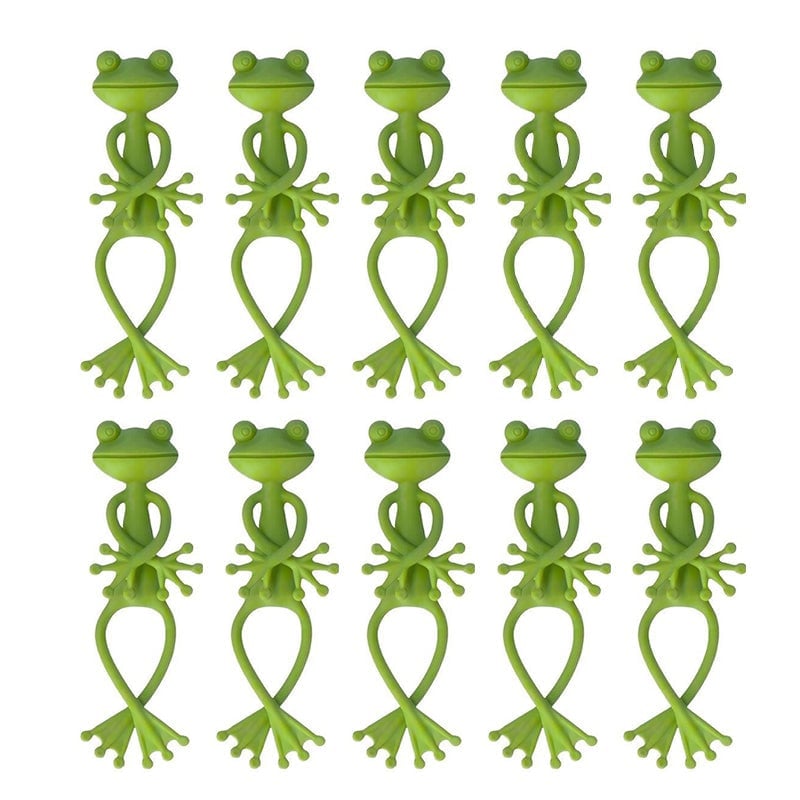 🐸Multifunctional Bendable Frog Plant Ties & Organizers