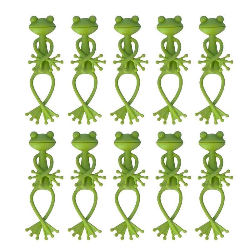 🐸Multifunctional Bendable Frog Plant Ties & Organizers