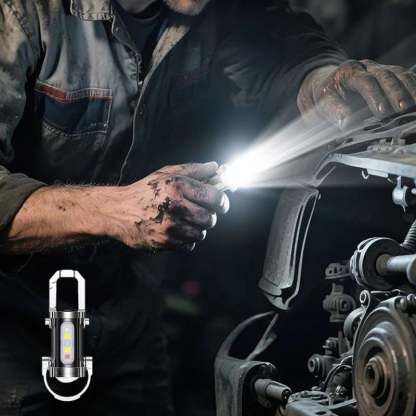 Portable Rechargeable Bright Keychain Flashlight