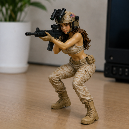Tactical Beauty Desktop Collectible