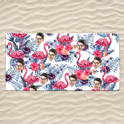 Personalized Sea Summer Beach Towels, Custom Photo Gifts, Summer Towels