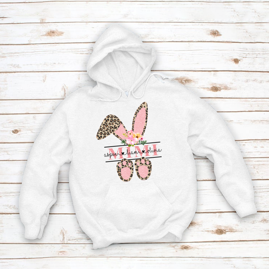 Leopard Bunny Mimi And Kids CL01 Hoodie