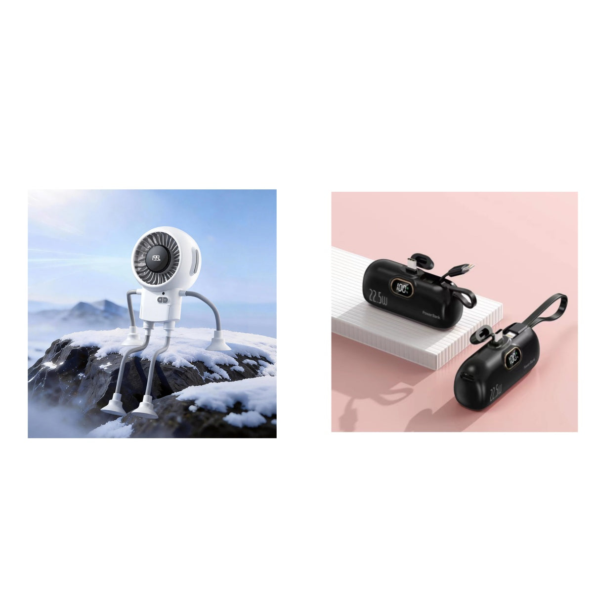 🥳SUMMER HOT SALE 🔥Multi-Functional Robot Fan with Suction Cups