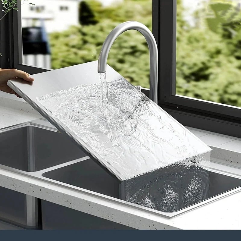 Stainless Steel Cutting Board, Hygienic & Easy to Clean