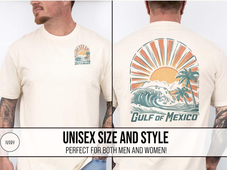Gulf of Mexico Shirt Gulf Coast Shirt Mexico Beach Tee Gulf of Mexico Gift for Mexico Lover Gift Mexican Pride Shirt Texas Beach Shirt