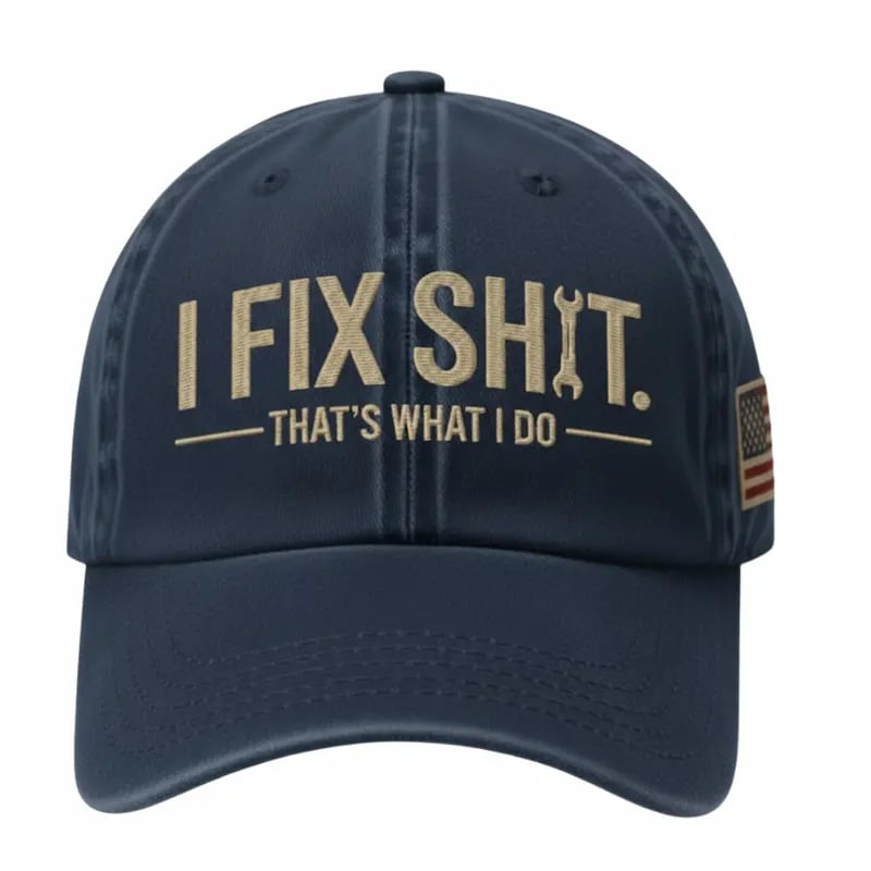 🔥LAST DAY 49% OFF🧢 Vintage Distressed “I Fix Sh*t” Cap