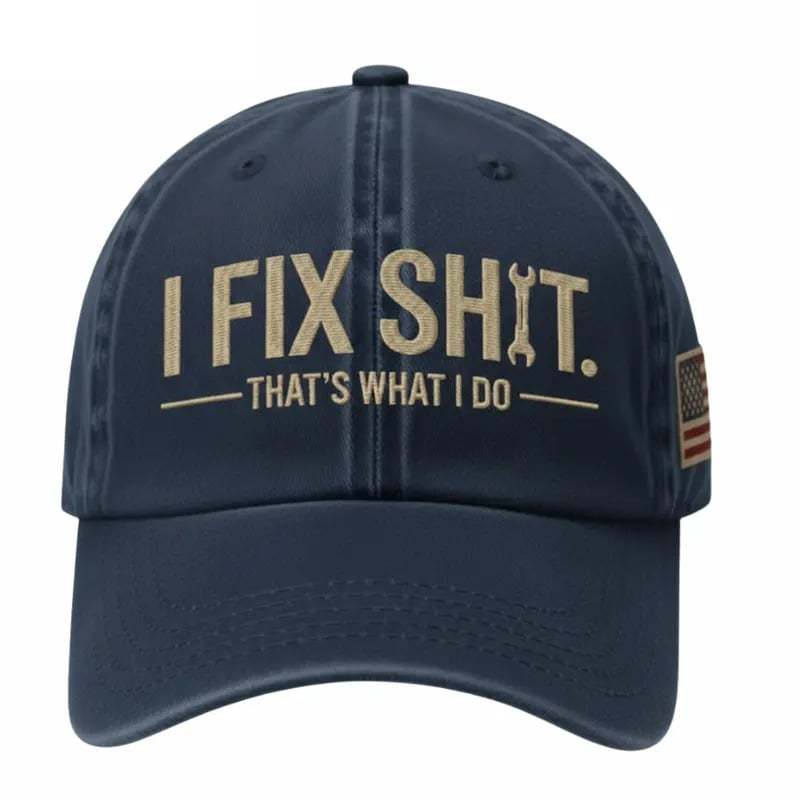 🔥LAST DAY 49% OFF🧢 Vintage Distressed “I Fix Sh*t” Cap
