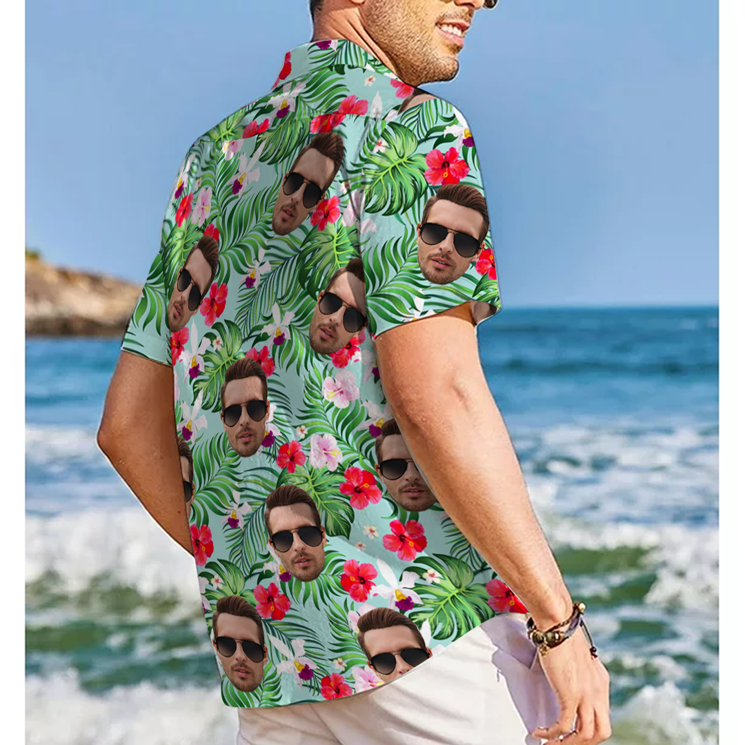 Custom Hawaiian Shirt with Face
