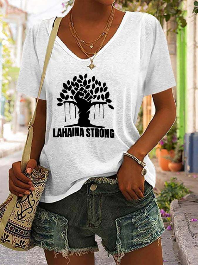 Women's Lahaina Strong Casual T-Shirt