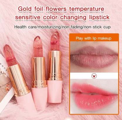 Crystal Jelly Flower Color Changing  Lipstick-✨GIFT🎁