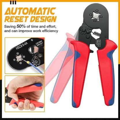 Ratchet Tubular Terminal Wire Crimpers Set