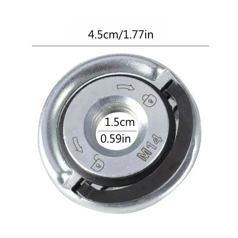 Angle Grinding Tool Flange Nut🔧, 1 SET(2 PCS)