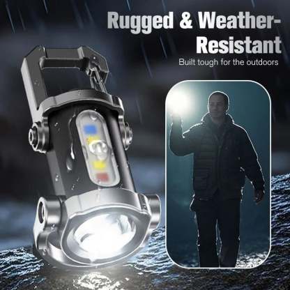 Portable Rechargeable Bright Keychain Flashlight
