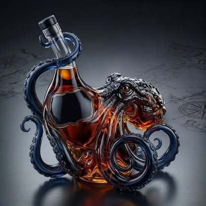 🔥3D Sculpted Octopus Collector's Edition Bottle