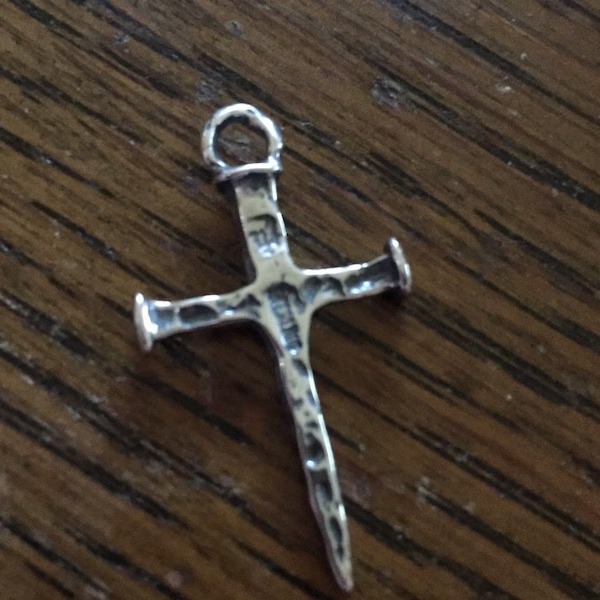 ️100% Handmade Silver Cross Pendant