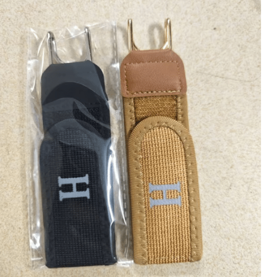 Tactical Metal Hook Elastic Belt (Unisex) - Patented No - Buckle Invisible Design, Soft Adjustable Side