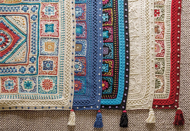 Moroccan Tile Crochet Afghan