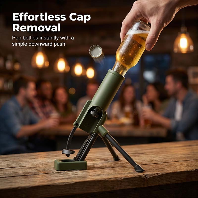 Mortar-Shaped Bottle Opener