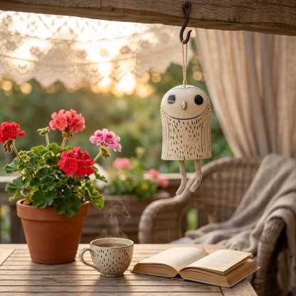 Handmade Whimsical Animal Wind Chime Ornaments