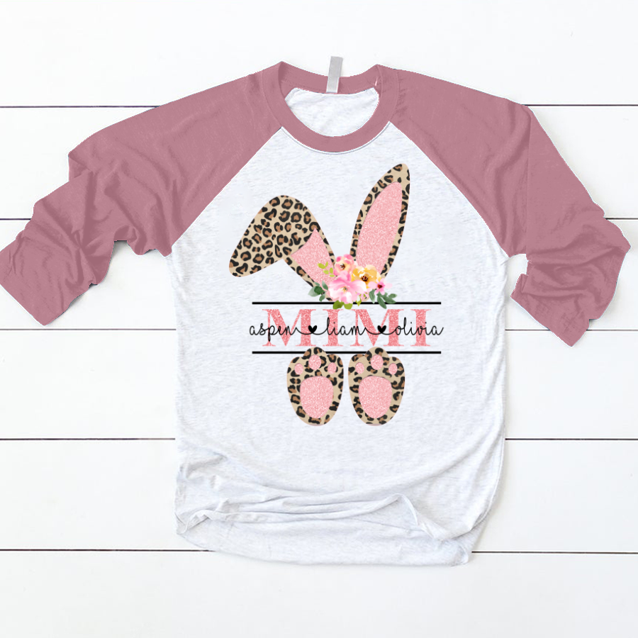 Leopard Bunny Mimi And Kids CL01 Baseball