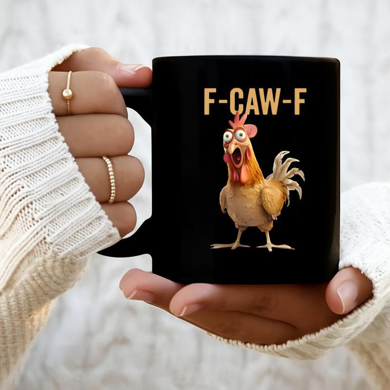🔥F-Caw-F Funny Chicken Mug🐔😆