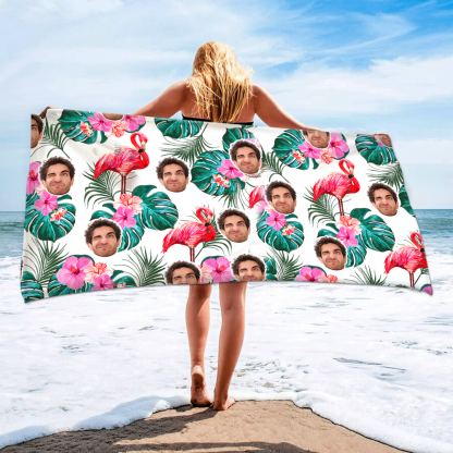 Personalized Summer Beach Towels, Custom Photo Gifts, Summer Beach Towels, Meaningful Gifts