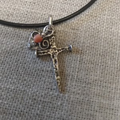 ️100% Handmade Silver Cross Pendant