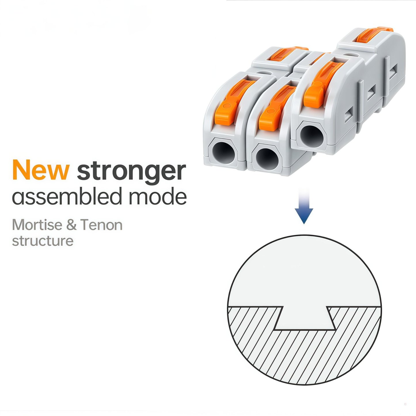 🔥🛠️Universal Quick Lever Electrical Wire Connectors (24-12 AWG) Assortment (50/100Pcs) + Wire Stripper