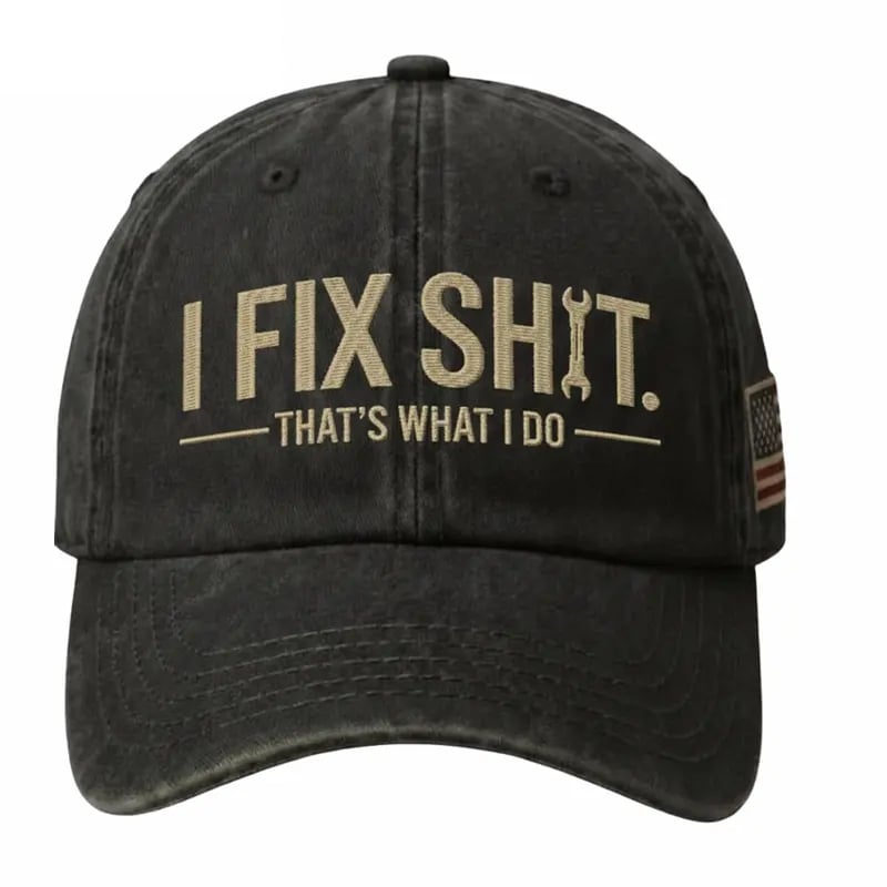 🔥LAST DAY 49% OFF🧢 Vintage Distressed “I Fix Sh*t” Cap