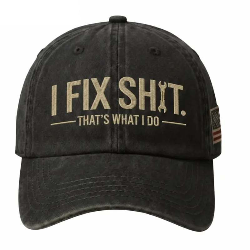🔥LAST DAY 49% OFF🧢 Vintage Distressed “I Fix Sh*t” Cap