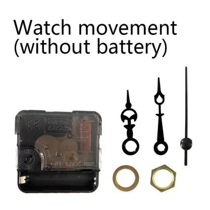 DIY Butterfly Acrylic Special Shape Diamond Painting Clock Pendant Kit