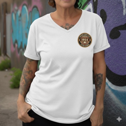 Still Kicking & Fabulous: Lifetime Member Attitude Custom Year Of Birth Women's V-neck long sleeve, V-neck, Sweatshirt, Hoodie