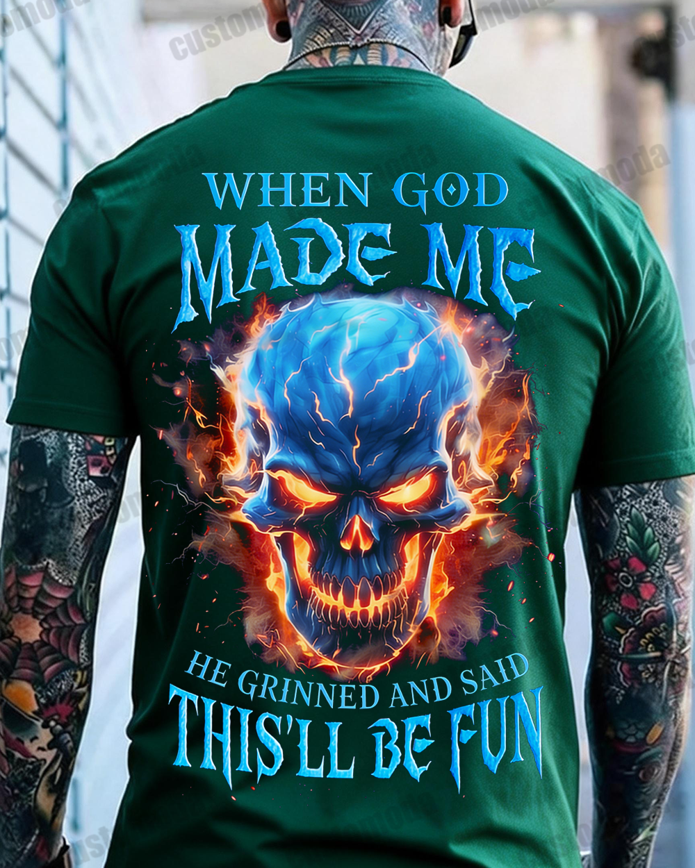 When God Made Me He Grinned And Said This'll Be Fun Custom Year Sweatshirt/T-shirt/Hoodie