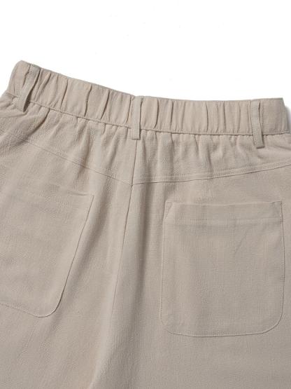 Women's Classical Cotton-Linen Palazzo Pants