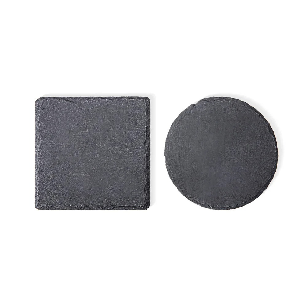 Personalized 1-4 Pet Portraits Diamond Shaped 10oz Whiskey Glasses and Slate Coaster with Name and Text Birthday Gift for Dog Cat Lovers