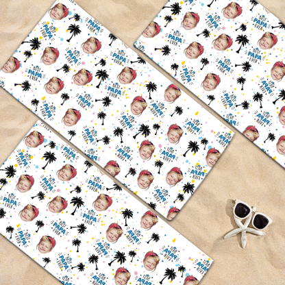 Personalized Sea Summer Beach Towels, Custom Photo And Kids Gifts, Summer Towels
