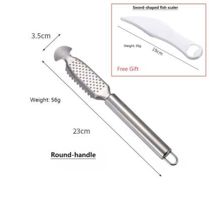 🐟2-in-1 Stainless Steel Fish Scaler + Ginger Grater