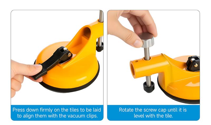Granite Marble Countertop Seam Leveling Tool - Adjustable Vacuum Suction Clamp Set for Stone Slab Installation & Repair, Pro Gap Adjustment Kit Yellow Rubber Granite Marble Countertop Seam Leveling Tool - Adjustable Vacuum Suction Clamp Set for Stone Slab Installation & Repair, Pro Gap Adjustment Kit Yellow Rubber