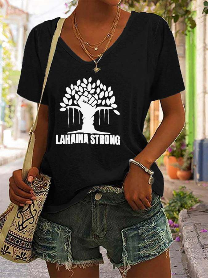 Women's Lahaina Strong Casual T-Shirt