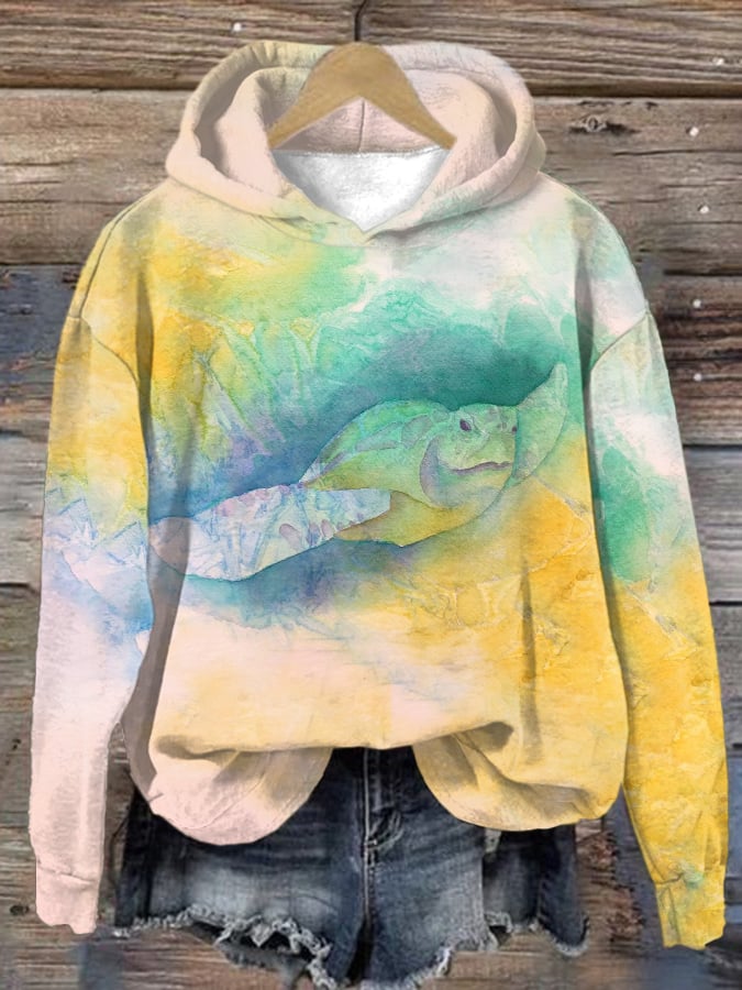 Animal Print Women's Print Long Sleeve Sweatshirt