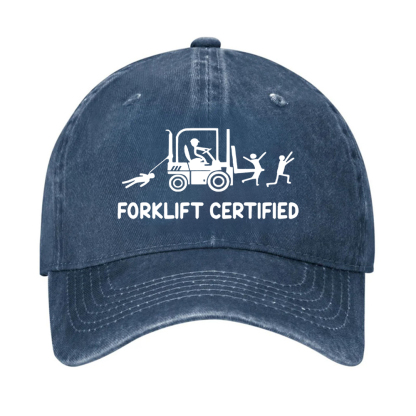 Forklift Certified Funny Warehouse Worker Hat