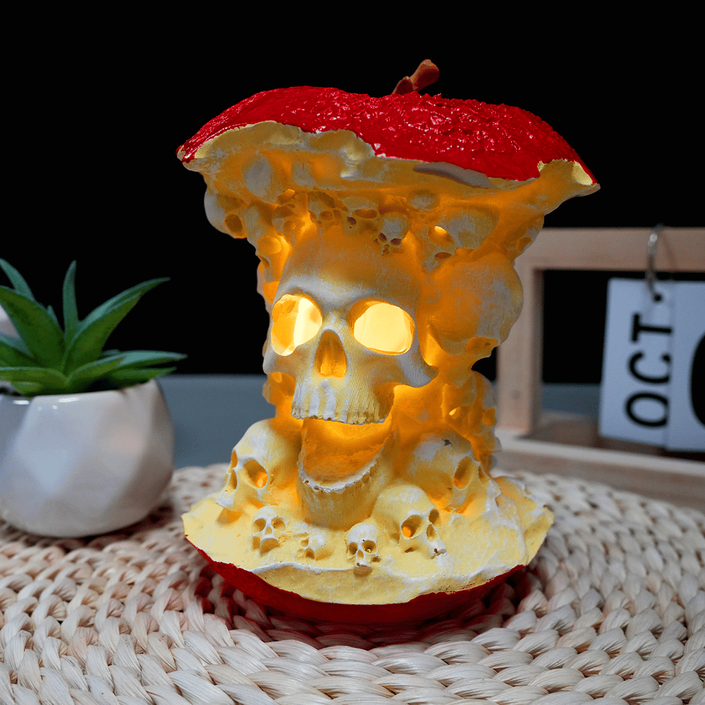 🍎Skull Apple Lamp💀: Light Up The Enchanting Fantasy Light
