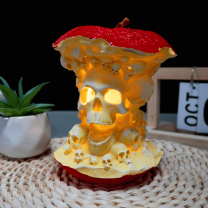 🍎Skull Apple Lamp💀: Light Up The Enchanting Fantasy Light