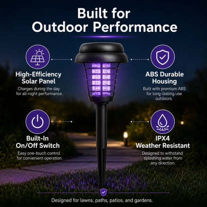 🔥Limited Time 49% Off✨Solar Mosquito Zapper Light – Outdoor Garden Stake Lamp