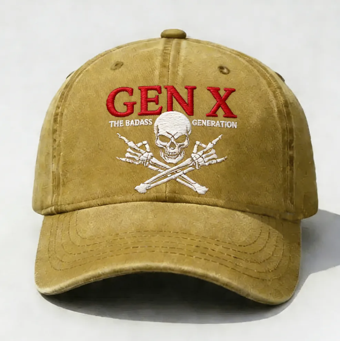 Gen X The Badass Generation Embroidery Cap