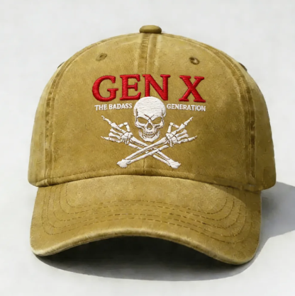 Gen X The Badass Generation Embroidery Cap
