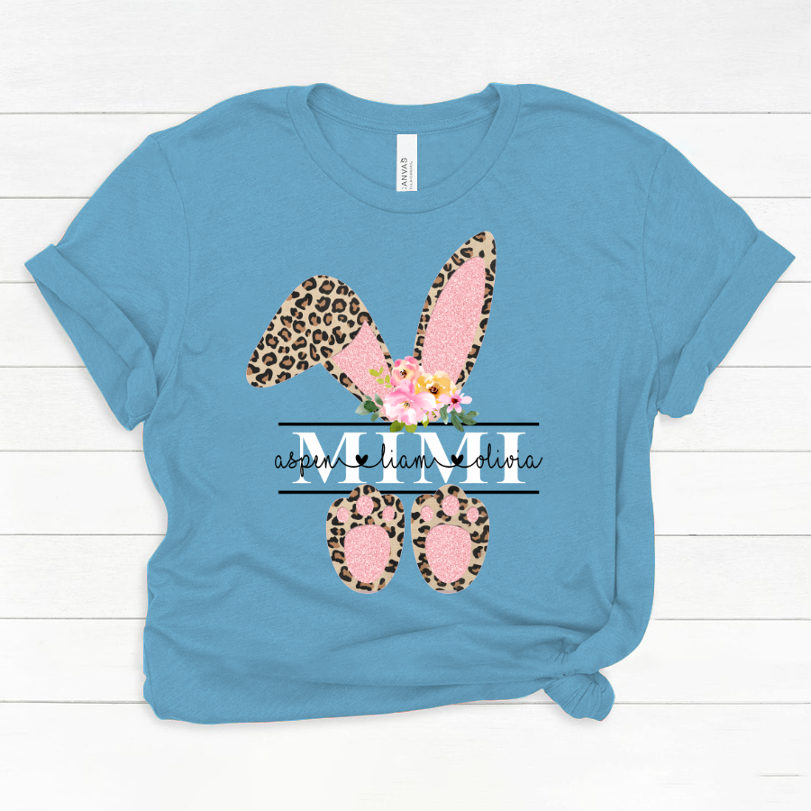 Leopard Bunny Mimi And Kids CL01 Classic Canvas