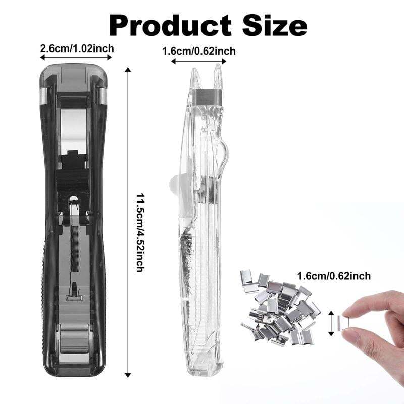 📎2026 New in Hot Sale 50% OFF🔥Portable Binder Clip Stapler - Includes 50 reusable clips