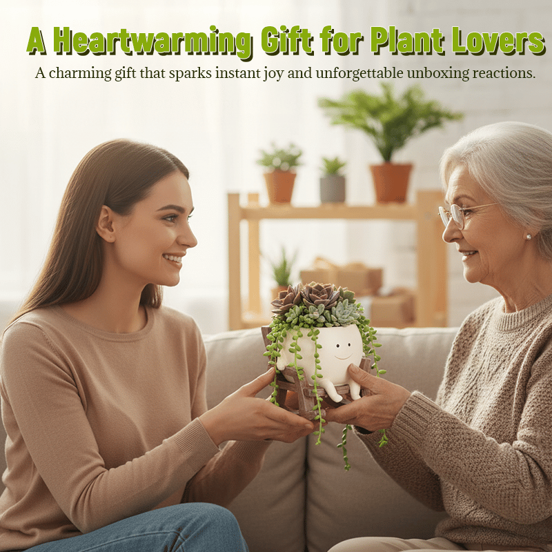 Rocking Chair Character Planter
